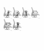 Que Netted Back With Head rest Synchro - Image 2