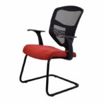 Que Netted Side Chair Sleigh Base