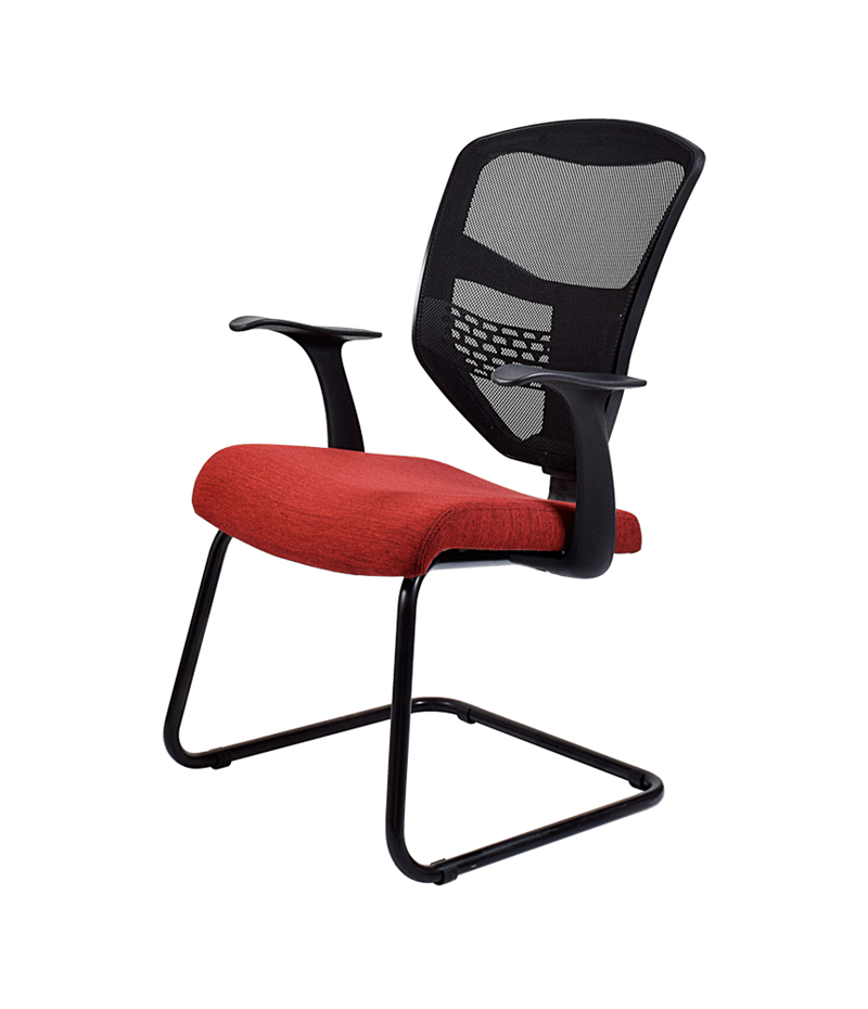 QUE NETTED SIDE CHAIR SLEIGH BASE Que Netted Side Chair Sleigh Base - Image 1