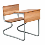 Combination Single School Desk - 600 X 450 X 750H Salinga Adult 7-12