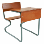 Combination Supa Wood Single School Desk - 600 X 450 X 750 Grade 7-12