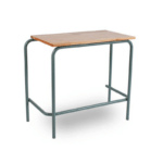 School Desk - Single -750X 450 X 750H - Saligna  Adult 8-12