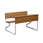 Combination Supa Wood Double School Desk - 1200 X 450 X 750 Grade 7-12