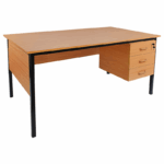 Teachers Desk Melamine 1500 X 850 X 750 - 3Draw