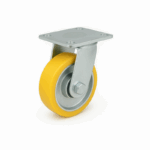 TS&TF Series Heavy Duty Castor with Electroplate Steel Construction – Fixed PU 100mm