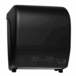 Ticra Manual Autocut Paper Towel Dispenser Matt Black Plastic