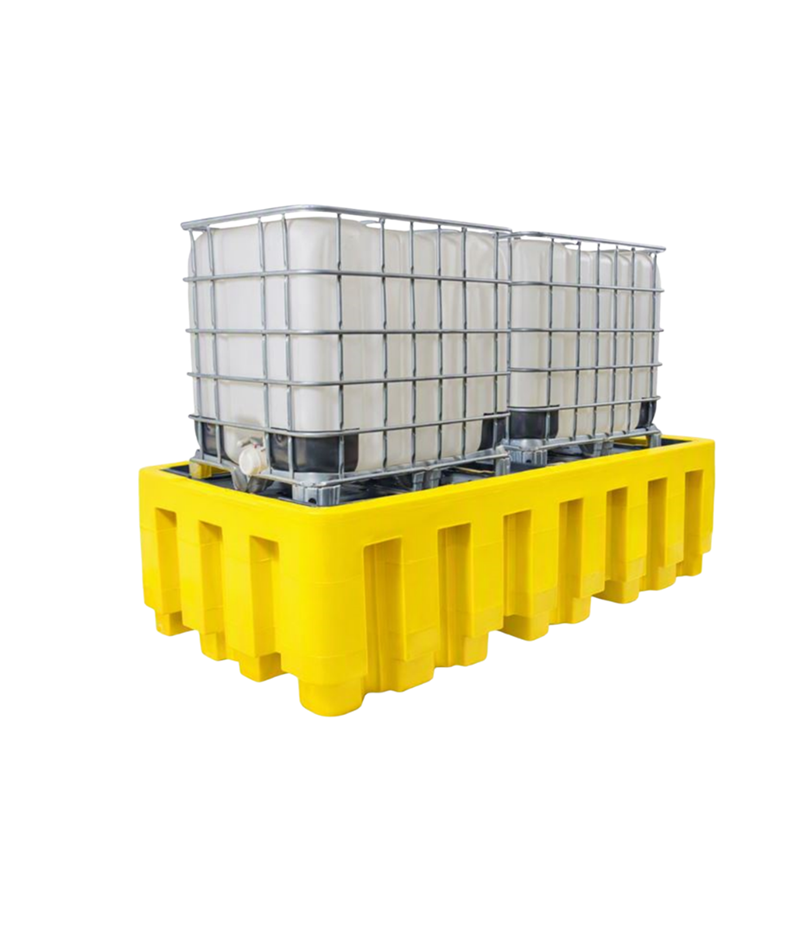 IBC-0001-01 2 Polyethylene 1100L Double IBC Spill Deck - Image 1