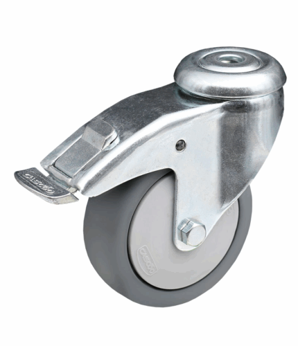 270 Series Anti-Corrosion Castor Steel Brake/Bolt-Hole 50MM