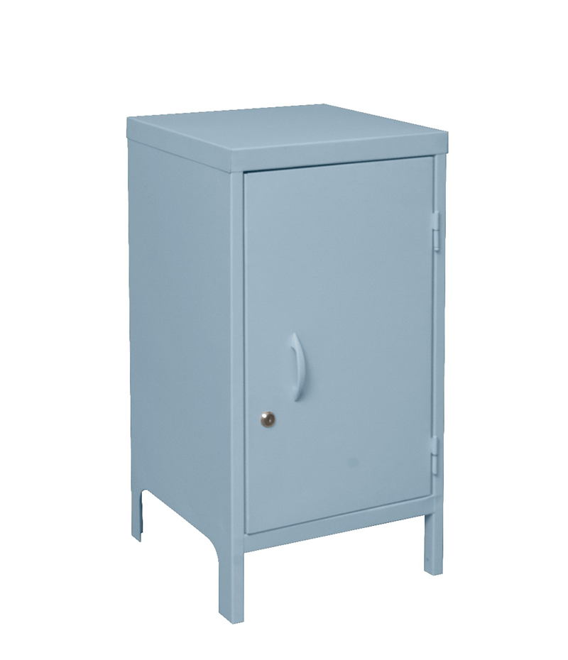 Diamond Soft Blue Bedside Cabinet Diamond Soft Blue - NO STOCK - Image 1