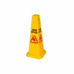 Wet Floor Sign Yellow Triangular Cone