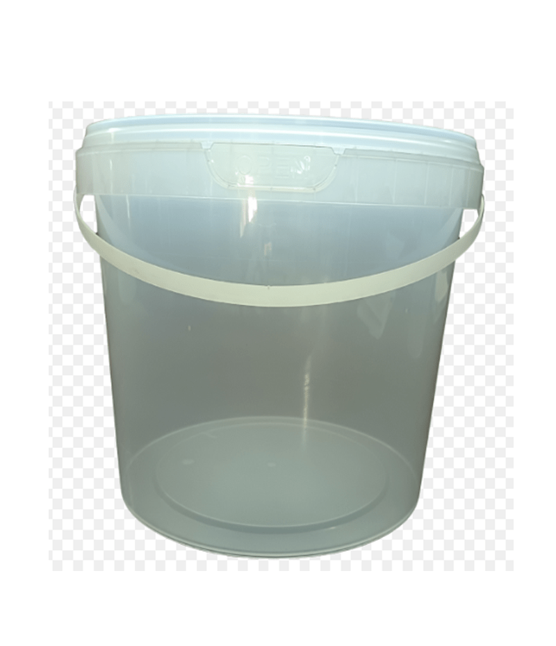 10LFT 10 Litre Fino Bucket - Transparent - Image 1