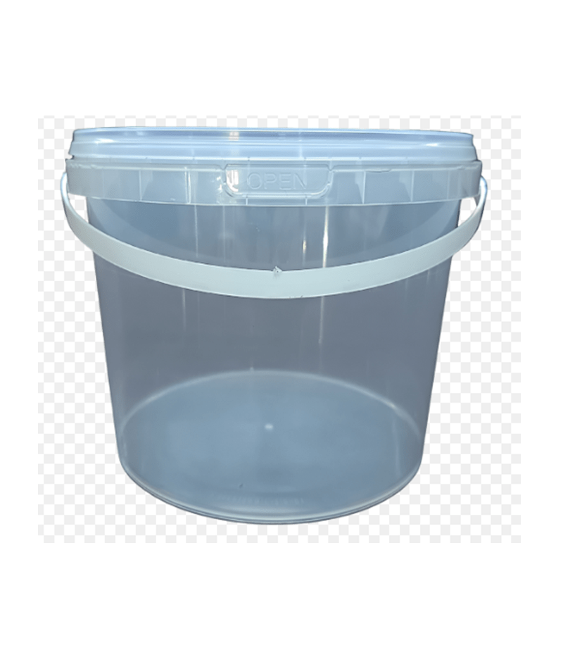 2.5LFT 2.5 Litre Fino Bucket - Transparent Bulk Pack of 100 - Image 1