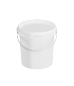 4 Litre Fino Bucket - White Bulk Pack of 100