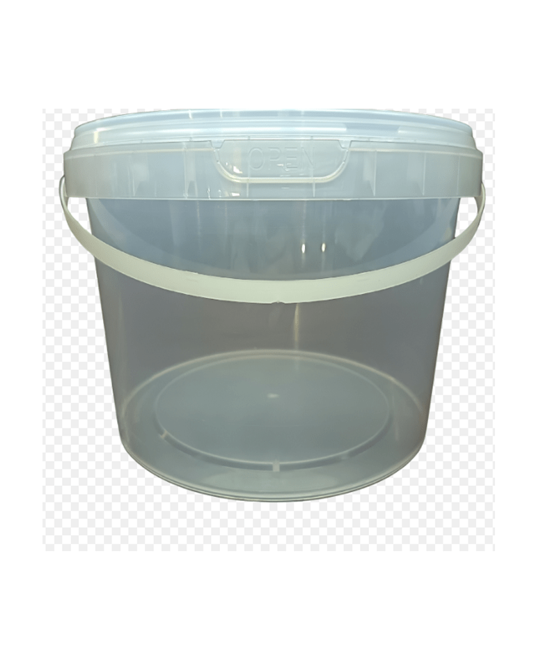 5LFT 5 Litre Fino Bucket - Transparent Bulk Pack of 100 - Image 1