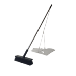 Hygienic Broom 300mm Complete Hard Black