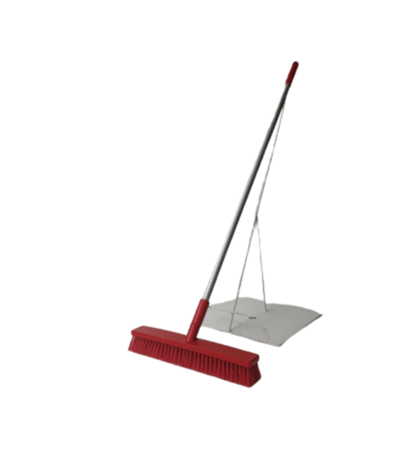 Complete 4 Hygienic Broom 450mm Complete Hard Red - Image 1