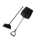 Scoop With Closing Lid, Long Handle And Broom - Image 3