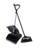 Scoop With Closing Lid, Long Handle And Broom