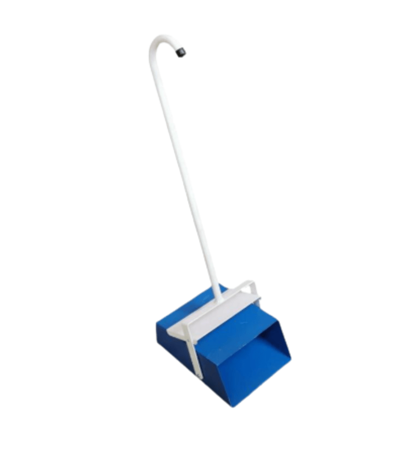 Scoop with long handle Blue & White Metal Scoop With Long Handle - Image 1