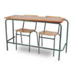 School Desk - Double - 1200 X 450 X 500 - Saligna  Grade R