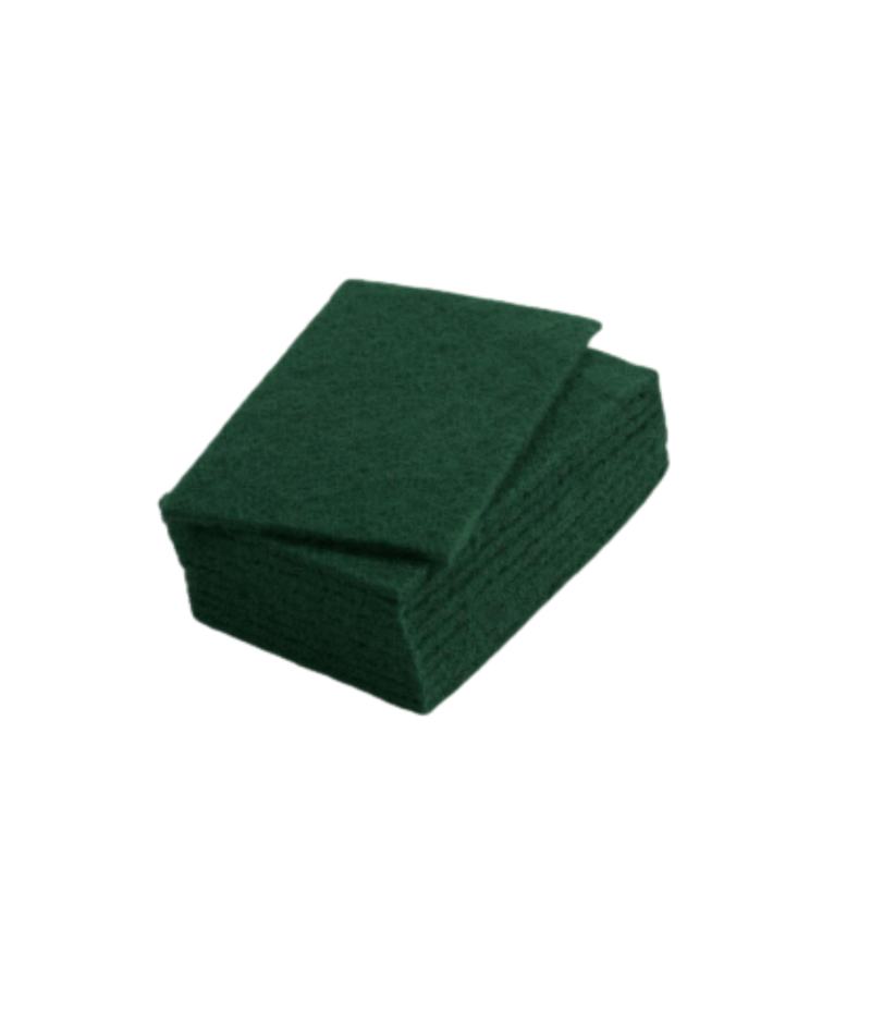 Green Hand Pads 14cm x 21cm (Pack of 10) Green Hand Pads Pack of 10 - Image 1