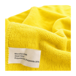 Soft Microfiber Cloth 300gsm - Yellow Pack of 10