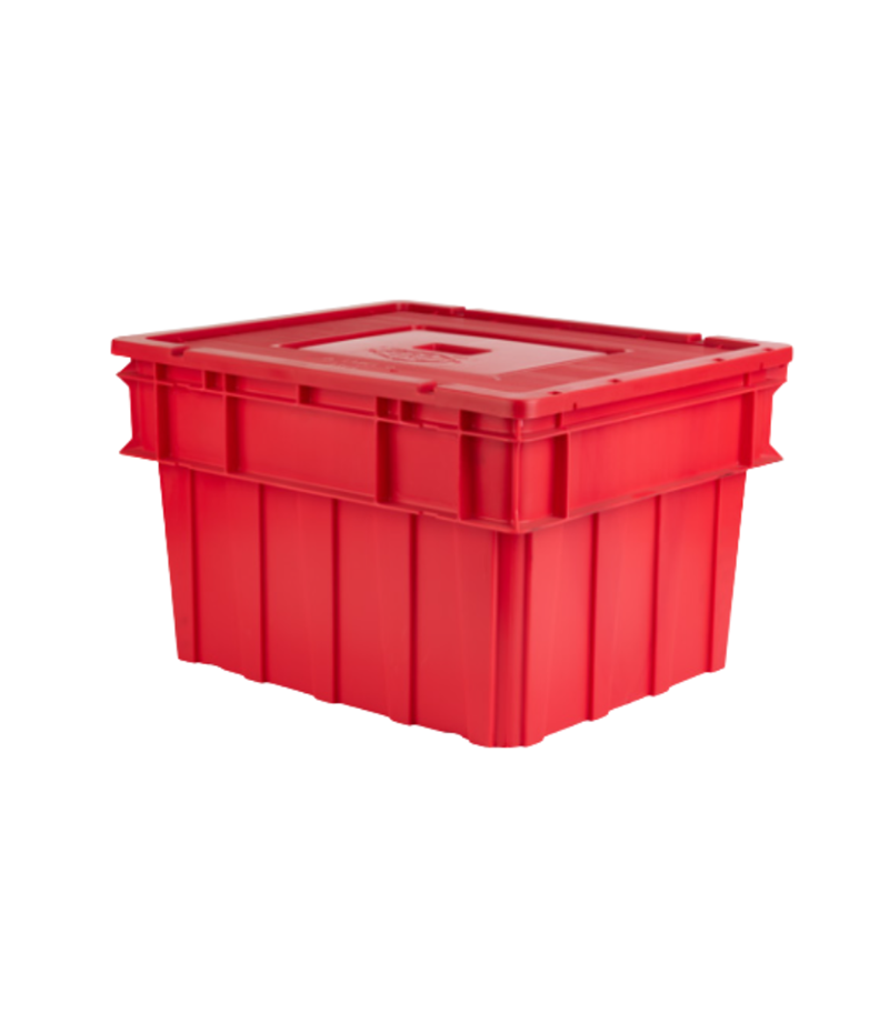 F0111 Snug Box with Lid - Virgin Red - Image 1