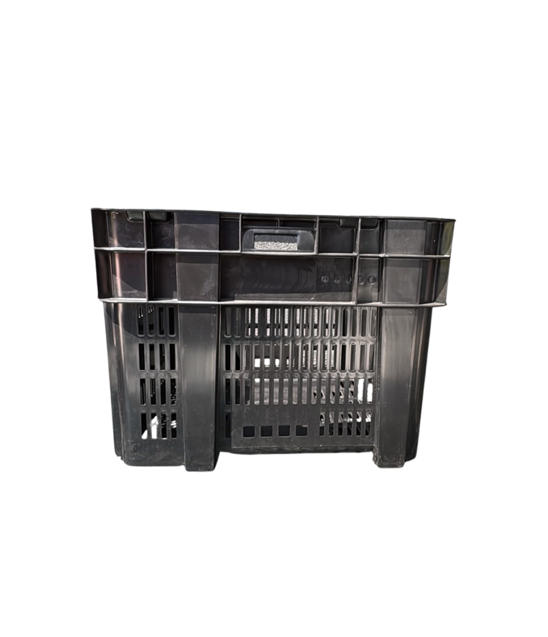 F0670 5 Utility Crate 90LT - Regrind Black - Image 1