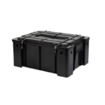 Specialty Storage Box with Shallow Lid - Regrind Black