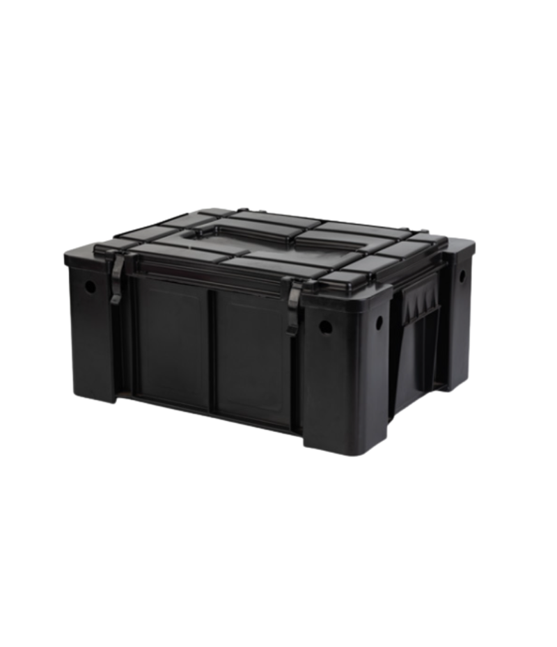 F3279 Specialty Storage Box with Shallow Lid - Regrind Black - Image 1