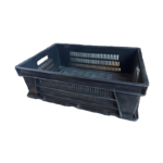 Euro Box 200- Vented Base Vented Sides- Regrind Black