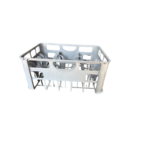 Glass Stacking Tray - Virgin Grey
