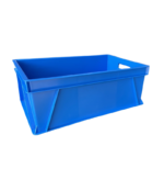 Euro Box 230-  Solid Base Solid Sides- Blue- Virgin Blue - Image 2