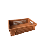 Euro Box 180 Solid Base Vented Sides - Virgin Brown - Image 2