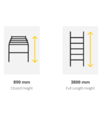 Telescopic Ladder 3.8M - Image 3