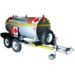 Diesel Bowser 1000 L Plastic Tank Trailer Braked Single Axle