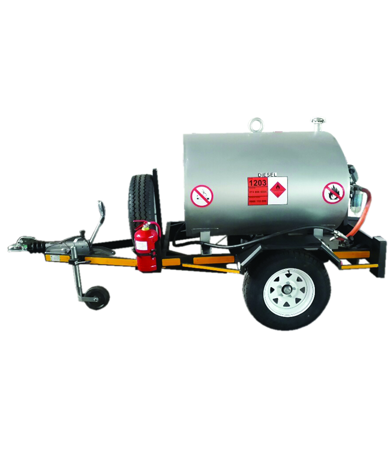 S-WB2500P Water Bowser 2500 L Water Tank Trailer Braked Double Axle - Image 1